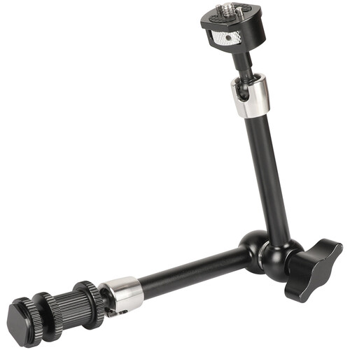 CAMVATE Multipurpose Magic Arm with 1/4"-20 Screws & Shoe Adapter (11")