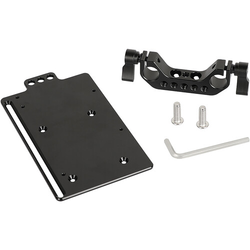CAMVATE Simple Back Plate with 15mm LWS Rod Clamp for V-Mount Battery Plate