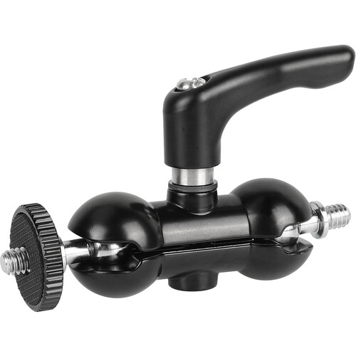 CAMVATE Double Ball-Head Mount with 1/4"-20 Screw Mount and Locking Lever