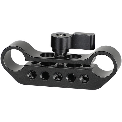 CAMVATE 15mm Dual-Rod Clamp with Center Locking Knob