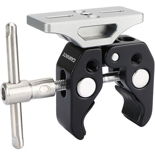 CAMVATE Universal Super Crab Clamp & Extension Support for Blackmagic Micro Converter (Black/Silver)