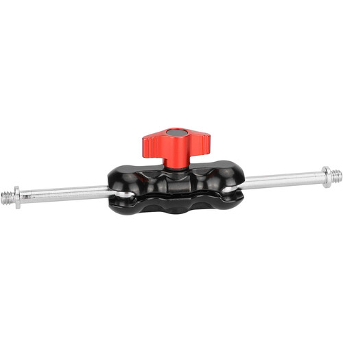 CAMVATE 1/4"-20 Mini Ball Head Extension Arm (Red Locking Lever)