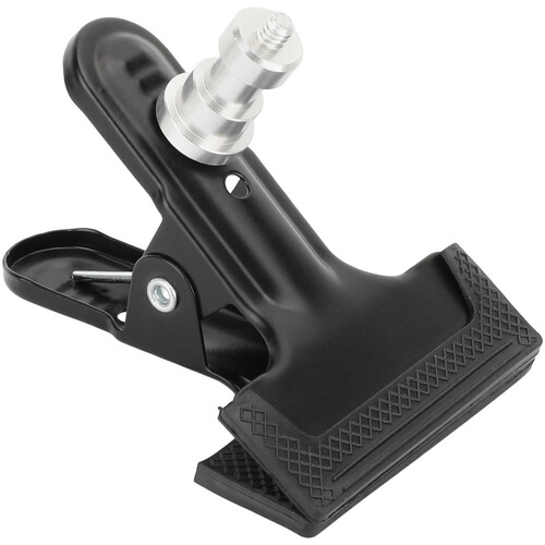 CAMVATE Spring Clip Clamp with 5/8" Pin and 1/4"-20 Screw (Black)