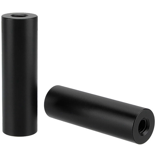 CAMVATE Micro 15mm Rod with 1/4"-20 Female End Threads (2.5", Pair)