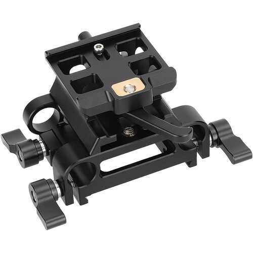 CAMVATE Arca-Type Quick Release Receiver with Dovetail Bridge Plate (15mm Studio)
