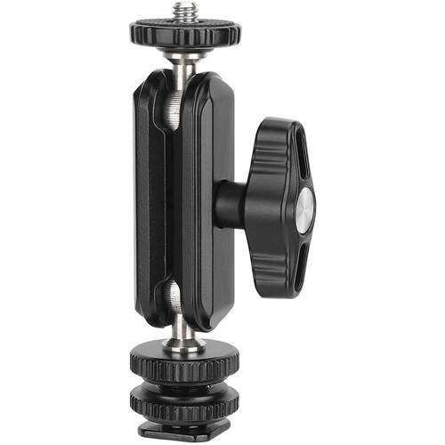 CAMVATE 1/4"-20 Ball Head Extension Arm with Cold Shoe Adapter