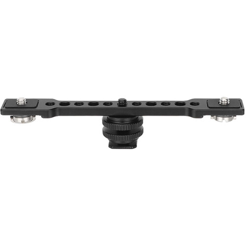 CAMVATE Bar Arm with Dual 1/4"-20 Camera Screw Mounts and Shoe Adapter