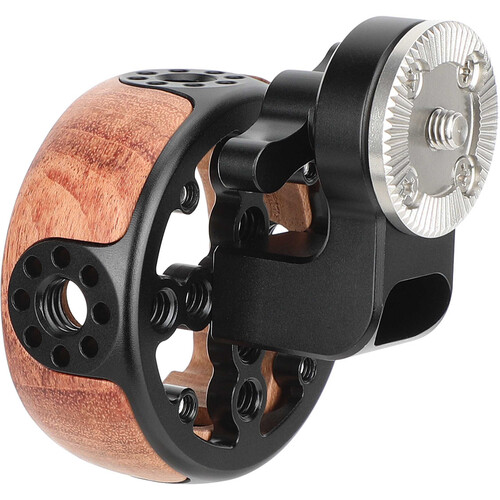 CAMVATE Wooden Side Handle with ARRI Rosette Mount