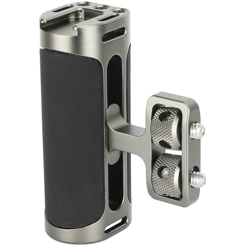 CAMVATE Side Handle with Dual 1/4"-20 Screw Mount (Olive Gray)