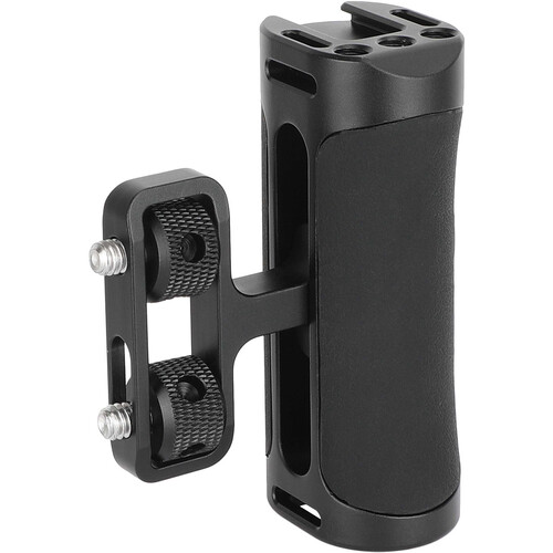 CAMVATE Universal Side Handle with Dual 1/4"-20 Screw Mount (Black)
