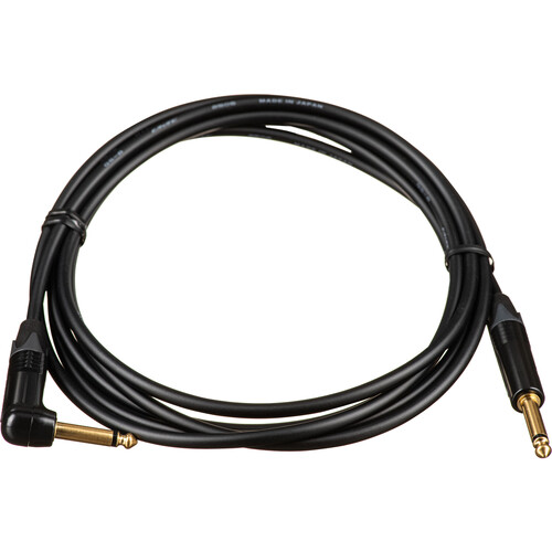 Canare 10' GS6RATSTS10 GS-6 Guitar/Instrument Cable (Unbalanced, Black)