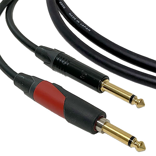 Canare GS6TSSTS20 GS-6 Unbalanced Guitar/Instrument Cable (Black, 20')