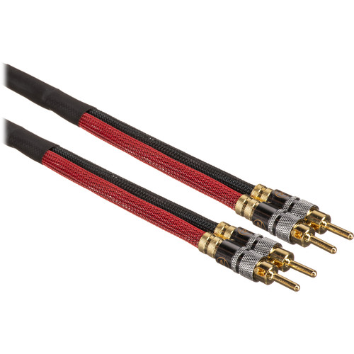 Canare 4S11 11GA Star Quad Speaker Cable - 2 Banana to 2 Banana (35')