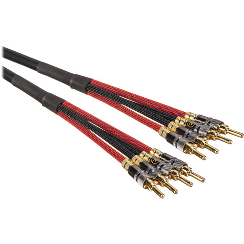 Canare 4S11 Speaker Cable 4 Banana to 4 Banana (50')