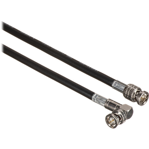 Canare Male to Right Angle Male HD-SDI Video Cable (Black, 200')