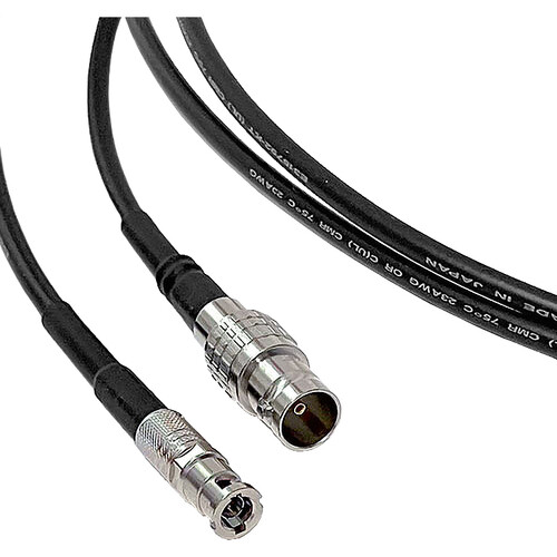 Canare L-2.5CHD Ultra-Slim 12G-SDI Micro-BNC to BNC Female Cable (35')