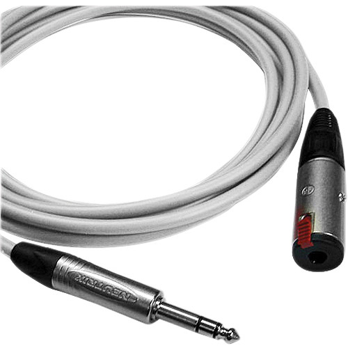 Canare Starquad TRSM-TRSF Extension Cable (White, 20')