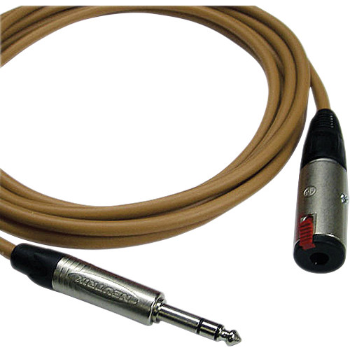 Canare Starquad TRSM-TRSF Extension Cable (Orange, 75')