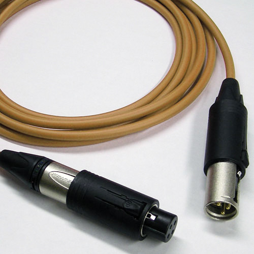 Canare Starquad XLRM Cable with Neutrik Unisex XLRM/XLRF (Brown, 15')