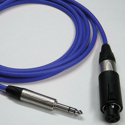 Canare Starquad Unisex XLR-TRSM Cable (Blue, 6')