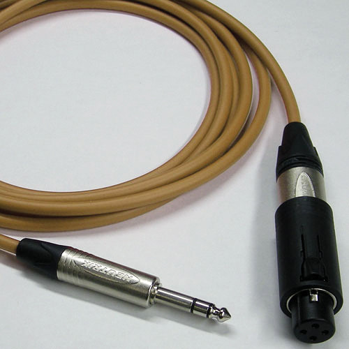 Canare Starquad Unisex XLR-TRSM Cable (Brown, 6')