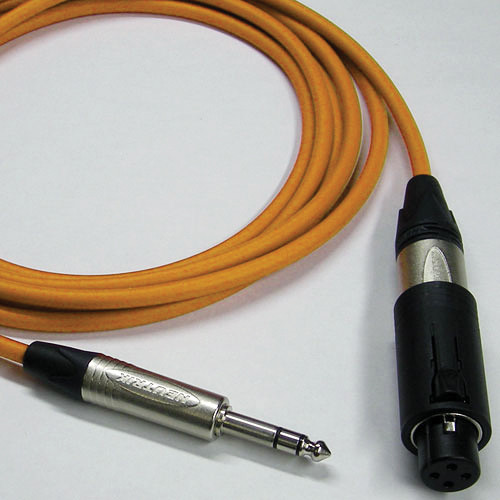 Canare Starquad Unisex XLR-TRSM Cable (Orange, 6')