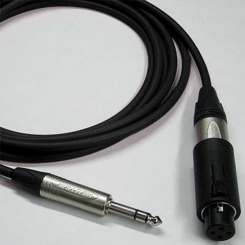 Canare Starquad Unisex XLR-TRSM Cable (Black, 15')