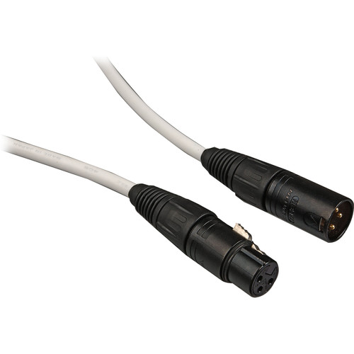 Canare L-4E6S Star Quad XLRM to XLRF Microphone Cable (50', White)