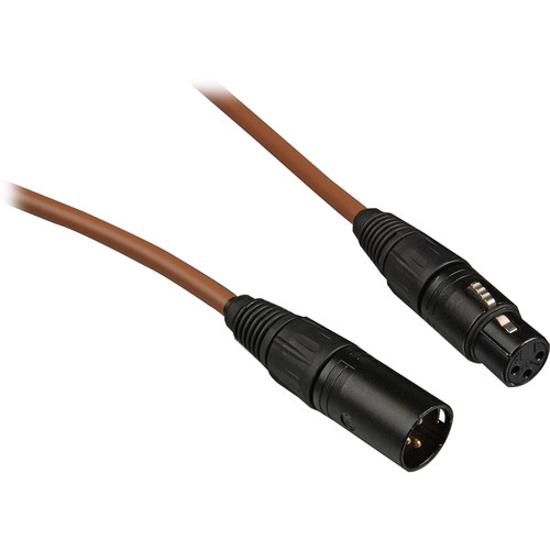 Canare L-4ES- Star Quad XLR Male to XLR Female Cable (75', Brown)