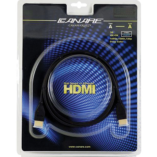 Canare 3' HDMI Cable with Ethernet Channel