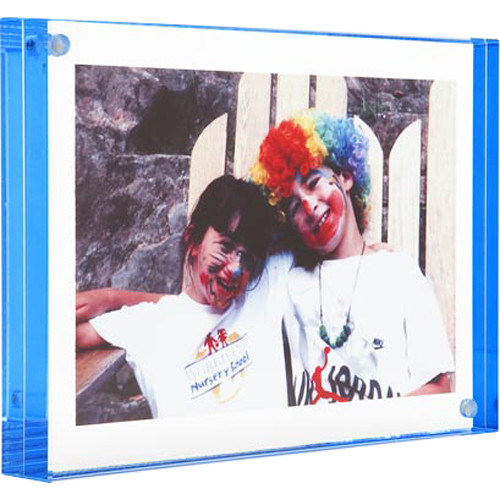 Canetti Design Group Color Edge Magnet Frame (Blue, 2.5 x 3.5")