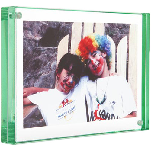 Canetti Design Group Color Edge Magnet Frame (Green, 2.5 x 3.5")