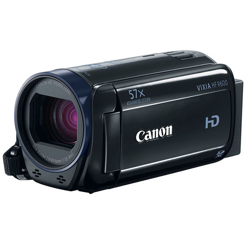 Canon VIXIA HF R600 Full HD Camcorder (Black, Refurbished)