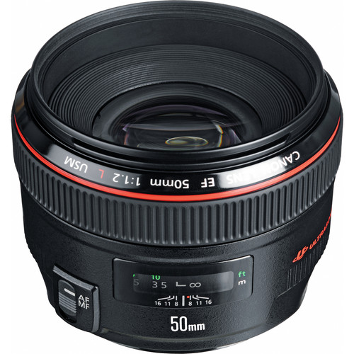 Used Canon EF 50mm f/1.2L USM Lens 1257B002 B&H Photo Video
