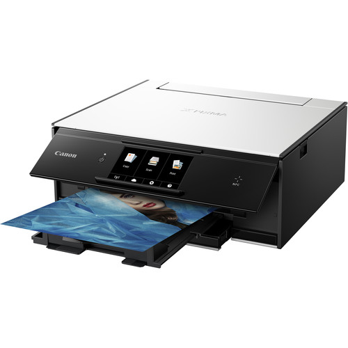 Canon PIXMA TS9020 Wireless All-in-One Inkjet Printer (White)