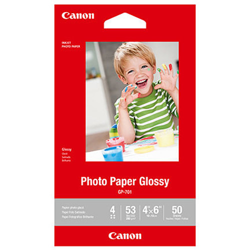 Canon GP-701 Photo Paper Glossy (4 x 6", 50 Sheets)
