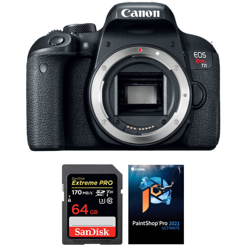 Canon EOS Rebel T7i DSLR Camera Body with Accessory Kit