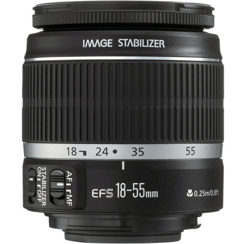 Canon Wide Angle to Telephoto 18-55mm f/3.5-5.6 IS EF-S AF Lens