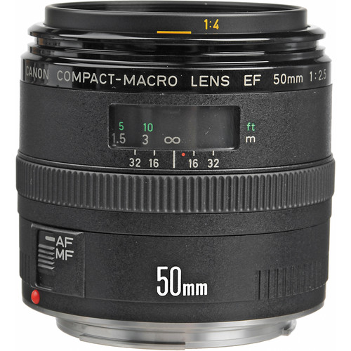 Canon EF 50mm f/2.5 Compact Macro Lens