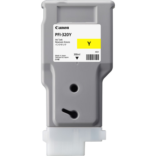 Canon PFI-320 Yellow Ink Cartridge (300mL) 2893C001AA B&H Photo