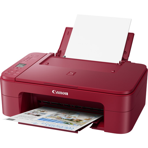 Canon PIXMA TS3320 Wireless Inkjet All-in-One Printer (Red)