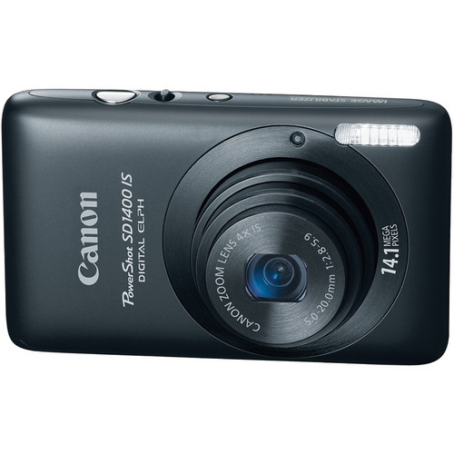 Canon PowerShot SD1400 IS Digital ELPH (Black)