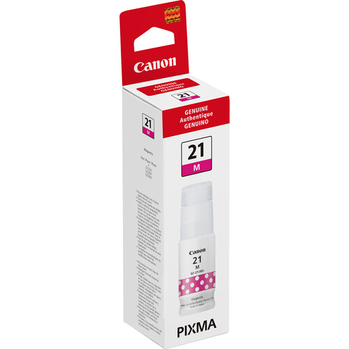Canon GI-21 Magenta Ink Bottle (70mL) 4538C001 B&H Photo Video