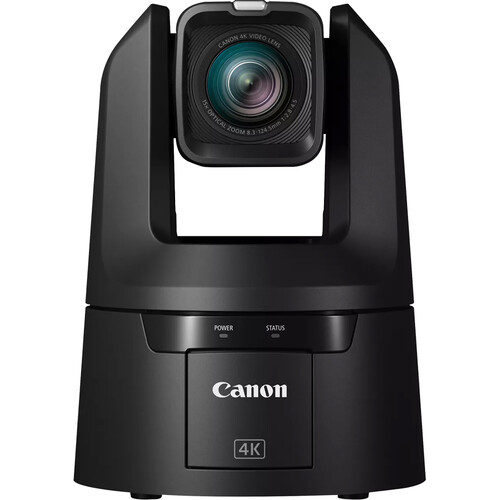 Canon CR-N500 Professional 4K NDI HX2 PTZ Camera with 15x Zoom (Satin Black)