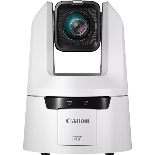 Canon CR-N500 Professional 4K NDI HX2 PTZ Camera with 15x Zoom (White)