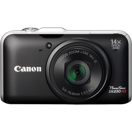 Canon Powershot SX230 HS Digital Camera (Black)