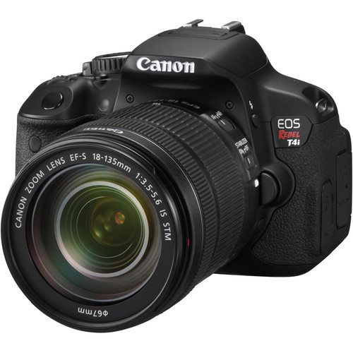 Canon EOS Rebel T4i Digital Camera with EF-S 18-135mm f/3.5-5.6 IS STM Lens