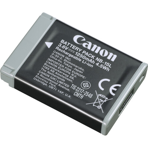 Canon NB-15L Battery (1250mAh) 7445C001 B&H Photo Video