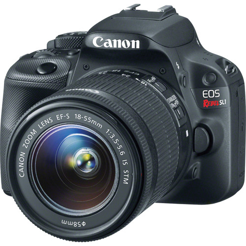 Canon EOS Rebel SL1 DSLR Camera with 18-55mm Lens (Black)