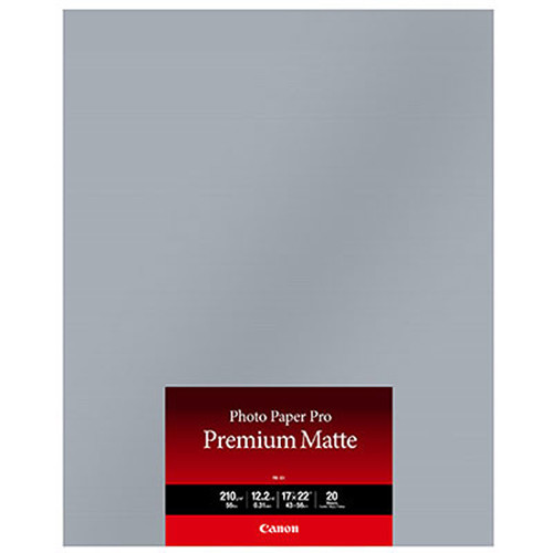 Canon PM-101 Photo Paper Pro Premium Matte (17 x 22", 20 Sheets)